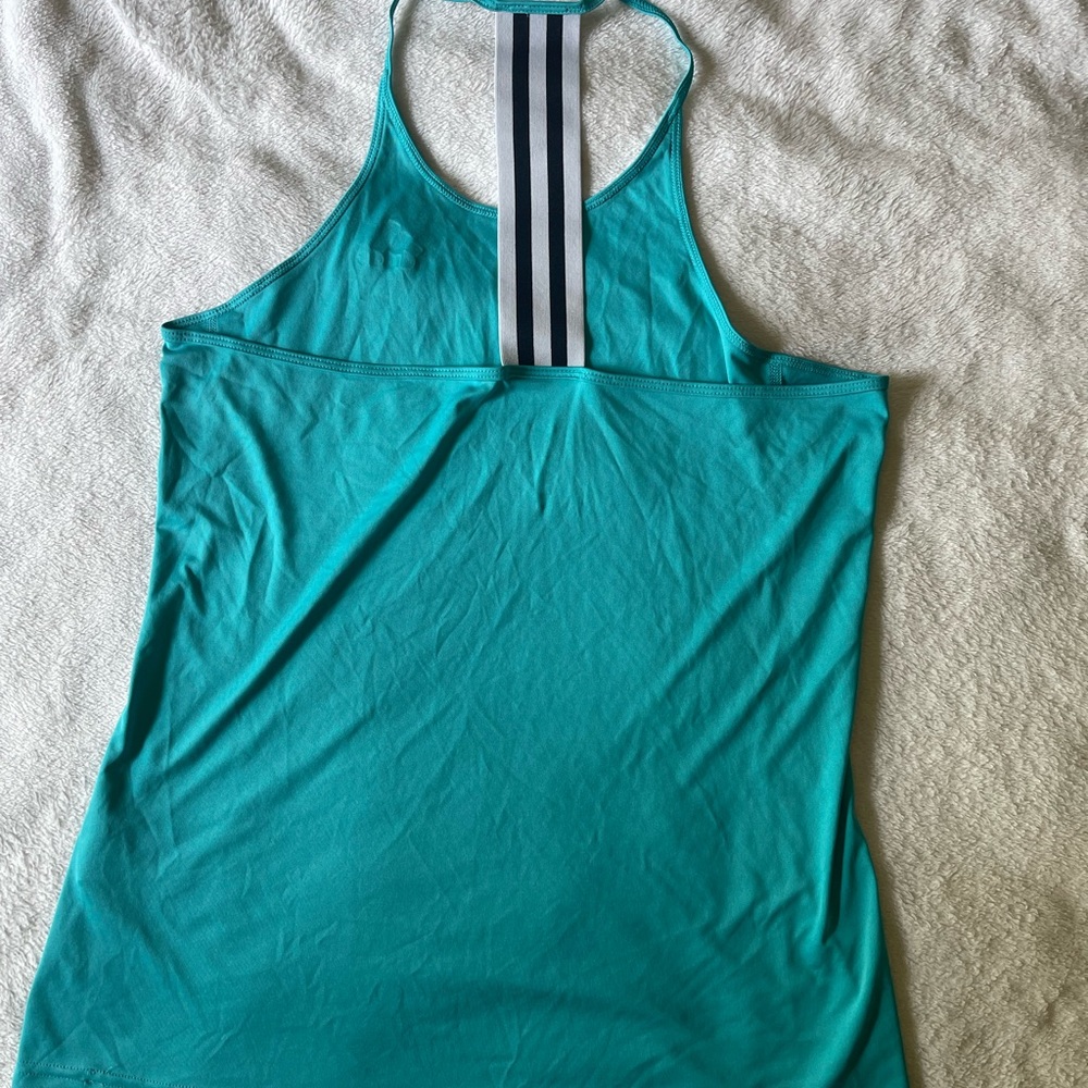 Adidas Climalite racerback tank teal size L